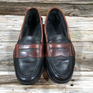 Cole Hann Penny Loafers Slip On Leather Black 7N